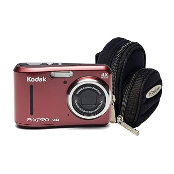 Amazon.com : KODAK PIXPRO FZ43 16 MP Digital Camera (Red